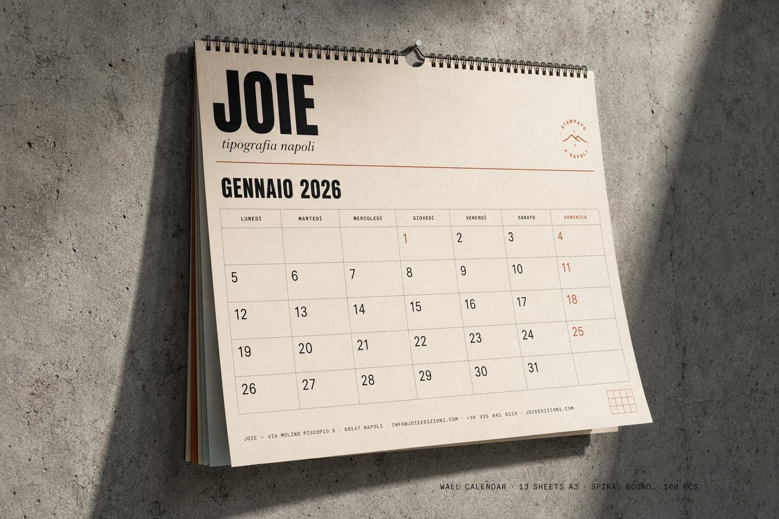 Calendario da Parete