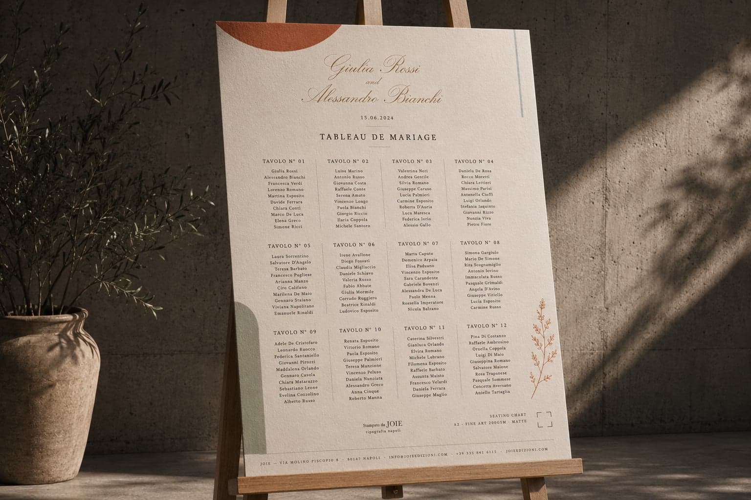Tableau de Mariage